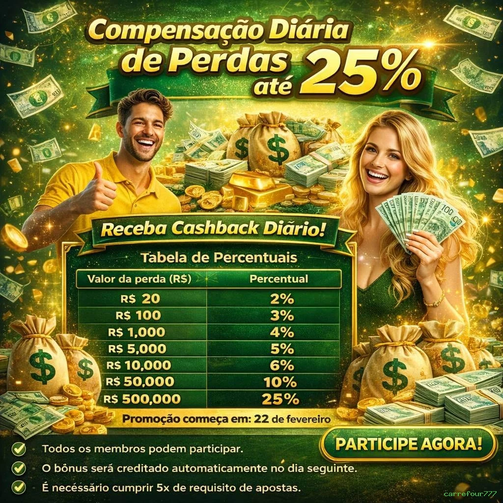 Cashback Semanal carrefour777